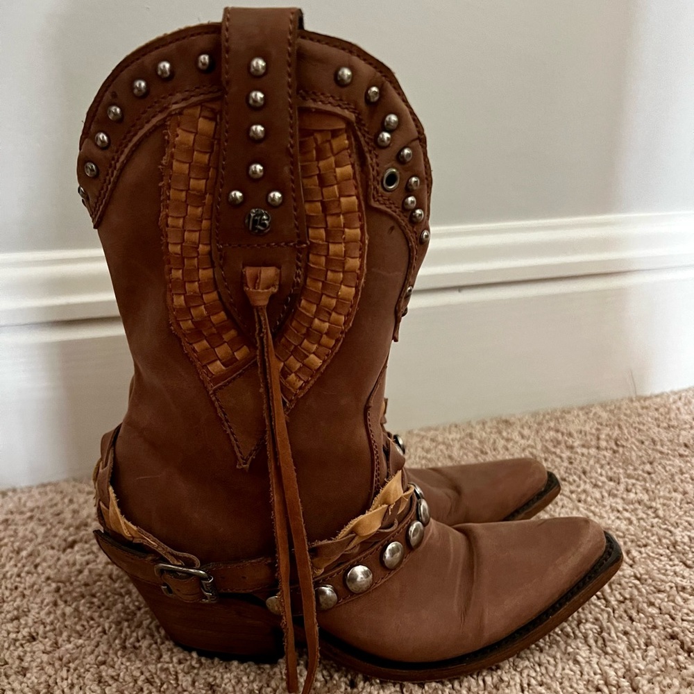Liberty Black Leather boots